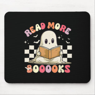 Tapis De Souris Super Lire Plus Livres Joli Ghost Boo Funny Hallow