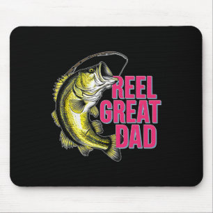 Tapis De Souris Super Papa Drôle Amusant Pêche à la ligne Pêcheur