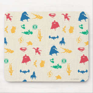 Tapis De Souris Super Pets & Justice League Motif Silhouette