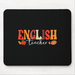 Tapis De Souris Super Retro Anglais Professeur Automne Vibes Autom