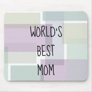 Tapis De Souris Super Retro Green Dusty Blue Floral