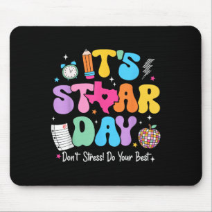 Tapis De Souris Super Son Jour D'Époque Dont Stress Faites Votre M