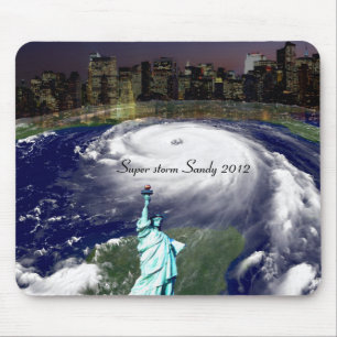 Tapis De Souris Super Storm Sandy 2012, Oeil de la tempête_