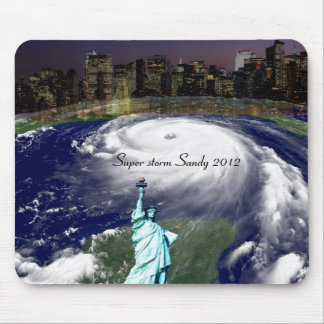 Tapis De Souris Super Storm Sandy 2012, Oeil de la tempête_