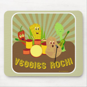 Tapis De Souris Super Veggie Band !