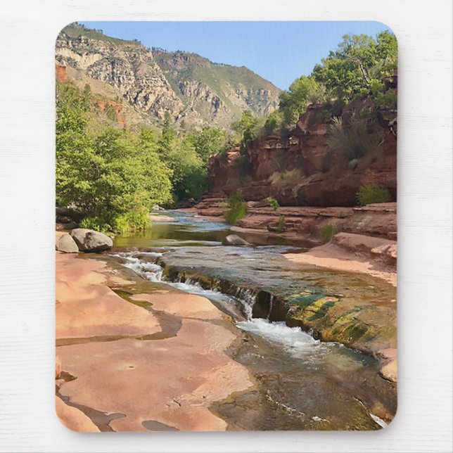 Tapis De Souris Superbe Slide Rock State Park Mousepad (Devant)