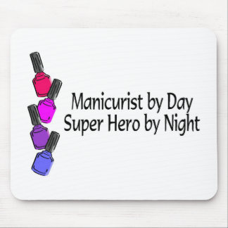 Tapis De Souris Superhéros de manucure