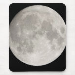 Tapis De Souris Superlune dans le ciel noir<br><div class="desc">Grosse lune grise dans le ciel noir</div>
