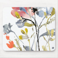 Superposition de fleurs - Aquarelle Fleurs pastel