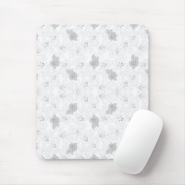 Tapis De Souris Superposition de grille transparente – Texture PNG (Avec souris)