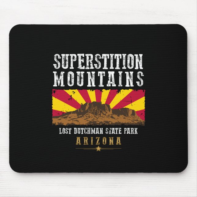TAPIS DE SOURIS SUPERSTITION MOUNTAINS ARIZONA (Devant)