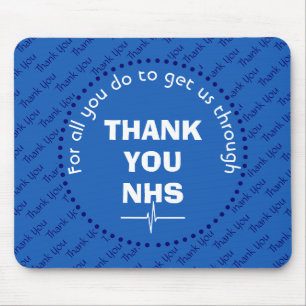 Tapis De Souris Support personnalisable NHS Merci