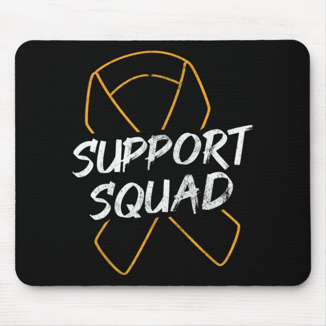 Tapis De Souris Support Squad Leukemia Cancer Leukemia Aware R (Devant)