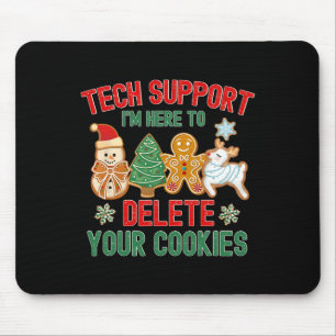 Tapis De Souris Support technique de Noël ici pour supprimer les c