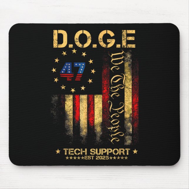 Tapis De Souris Support technique Elon Doge (Devant)