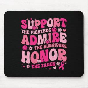 Tapis De Souris Support The Fighters Amire The Survivors Breast C