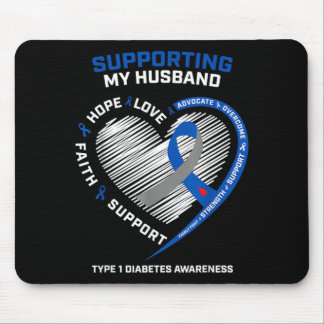 Tapis De Souris Support Type One Diabetic Husband Type 1 Diabetes