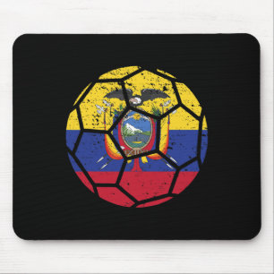 Tapis De Souris Supporters d'Équateur Drapeau d'Équateur Maillot d