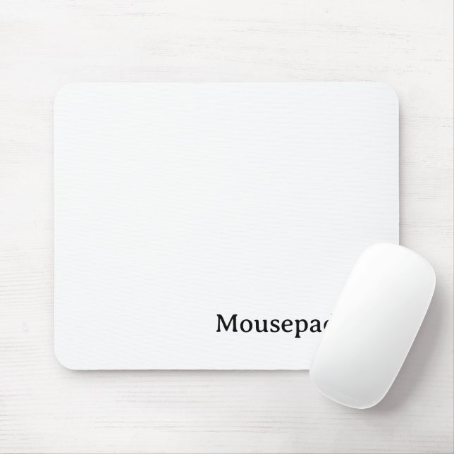 Tapis De Souris Supprimer ce texte et ajouter votre propre concept (Avec souris)