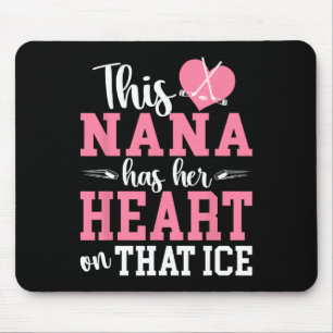 Tapis De Souris Sur cette joueuse de hockey sur glace Nana grand-m