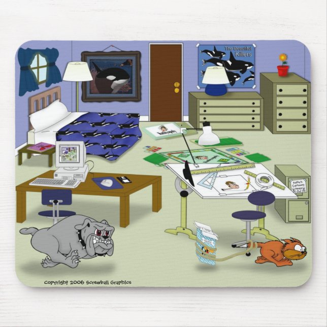 Tapis De Souris Sur La Course Mousepad (Devant)