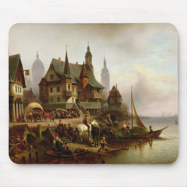 Tapis De Souris Sur le rivage, 1872 (Devant)