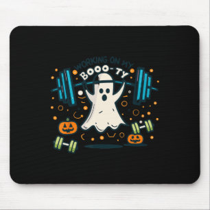 Tapis De Souris Sur mon Boo-ty Funny Booty Halloween Ghost Workout