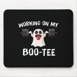 Tapis De Souris Sur My Boo Tee Halloween Dead Lift Ghost Poids