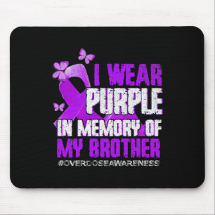 Tapis De Souris Surdose Sensibilisation Mémoire violette De Mon Fr