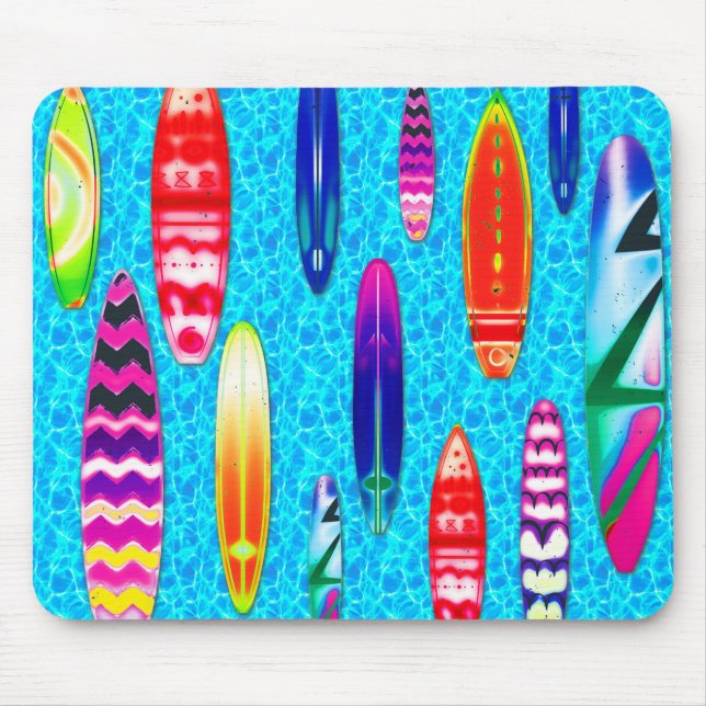 Tapis De Souris Surf boards 1 Mousepad (Devant)