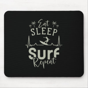 Tapis De Souris Surf de sommeil de manger répéter