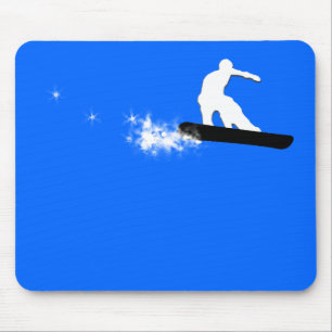 Tapis De Souris surf des neiges. simple