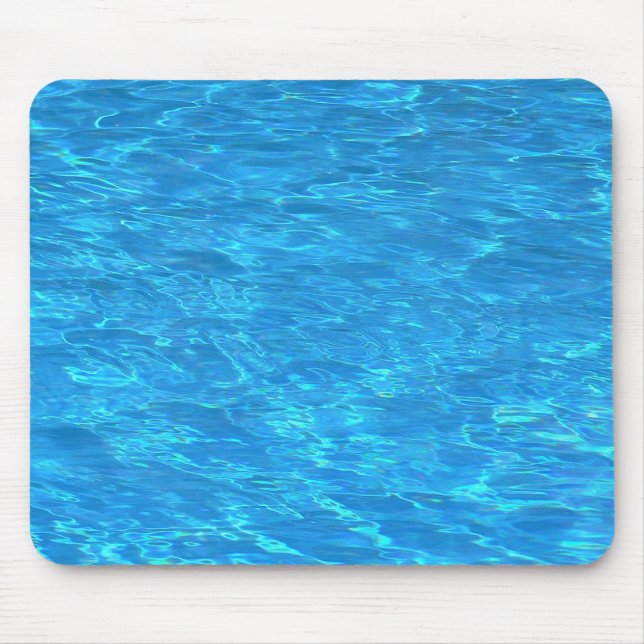 Tapis De Souris Surface claire de l'eau de piscine (Devant)