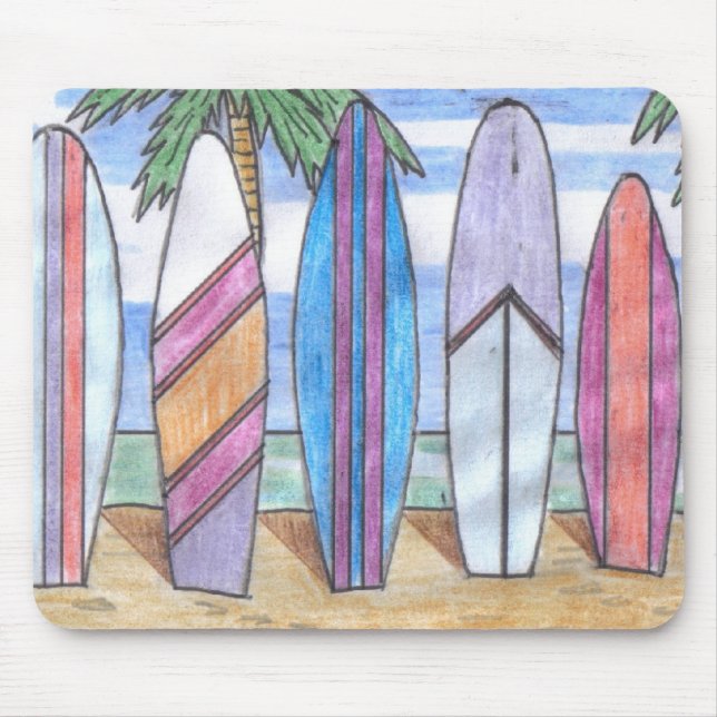 Tapis De Souris SURFBOARDS mousepad (Devant)