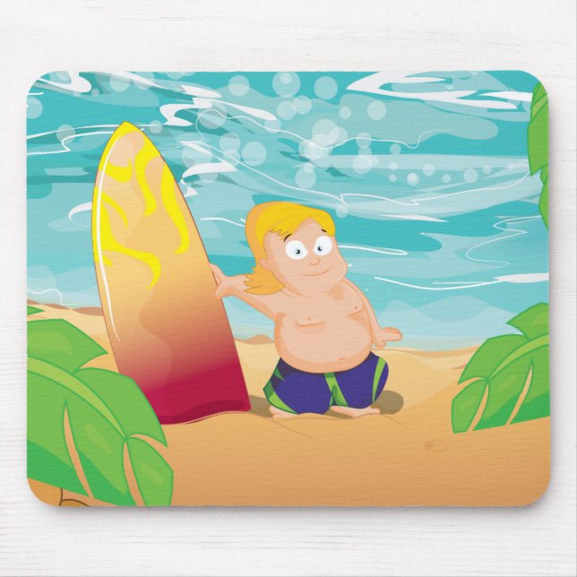 Tapis De Souris Surfer (Devant)