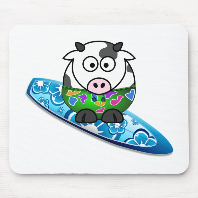 Tapis De Souris Surfer cow (Devant)