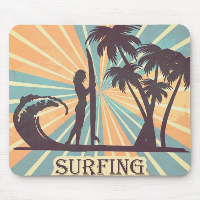Tapis De Souris Surfer Girl (Devant)