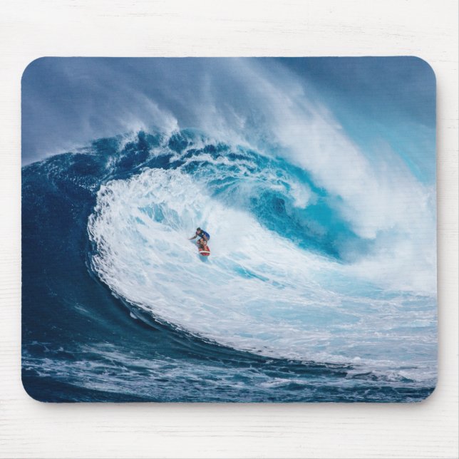 Tapis De Souris Surfer sur les Tubes (Devant)