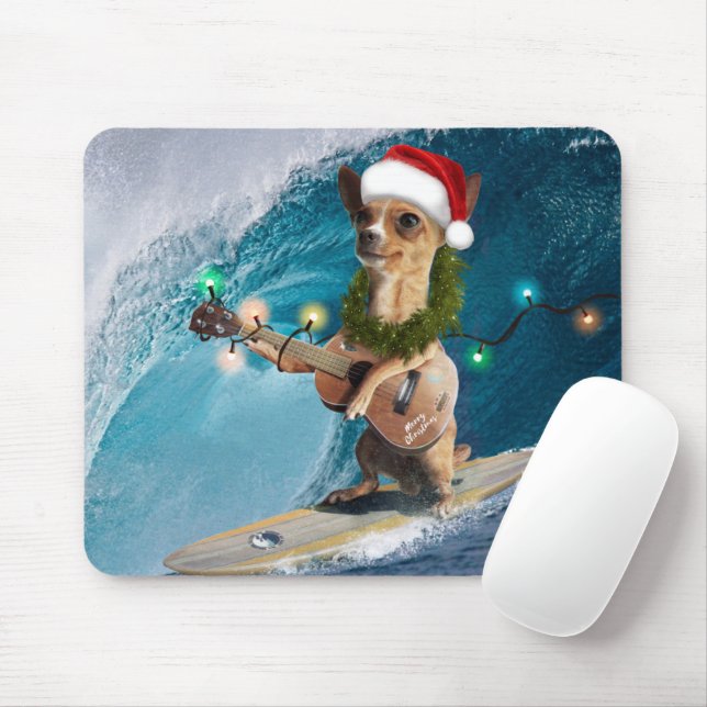 Tapis De Souris Surfing de Christmas (Avec souris)