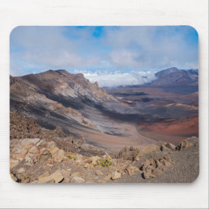 Tapis De Souris surplombant le cratère de haleakala de la jante