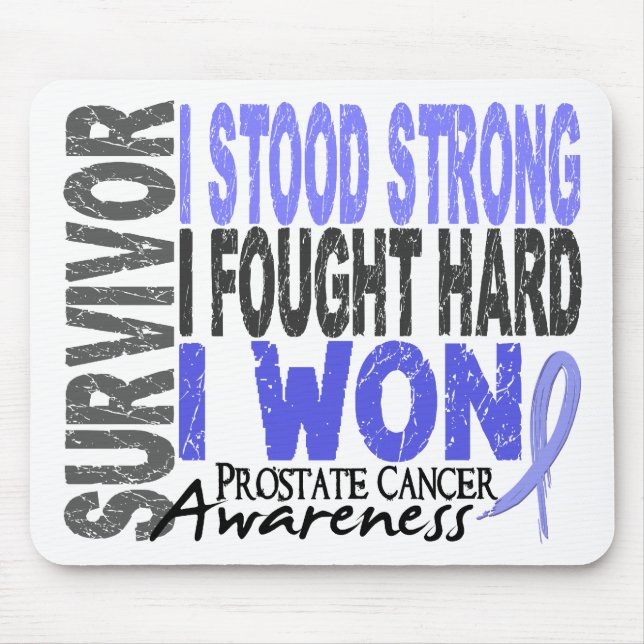 Tapis De Souris Survivant 4 de cancer de la prostate (Devant)