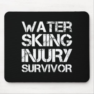 Tapis De Souris survivant de blessure de ski nautique 