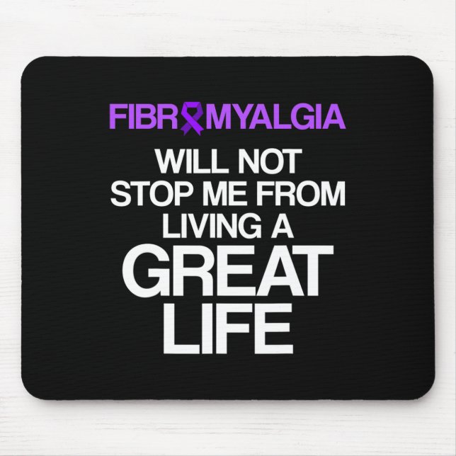 Tapis De Souris Survivant de la sensibilisation à la fibromyalgie  (Devant)