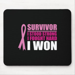 Tapis De Souris Survivant de la sensibilisation au cancer du sein