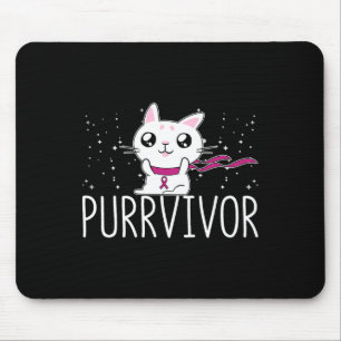 Tapis De Souris Survivant de la sensibilisation au cancer du sein 