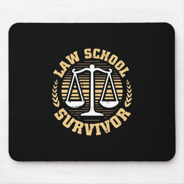 Tapis De Souris Survivant de l'école de droit (Devant)