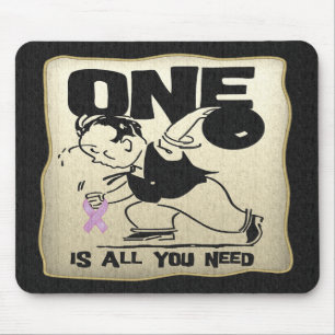 Tapis De Souris Survivant drôle de cancer du testicule