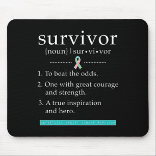 Tapis De Souris Survivant du cancer du sein métastatique