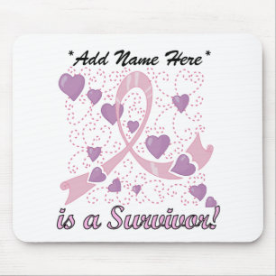 Tapis De Souris Survivant personnalisable Mousepad de cancer du