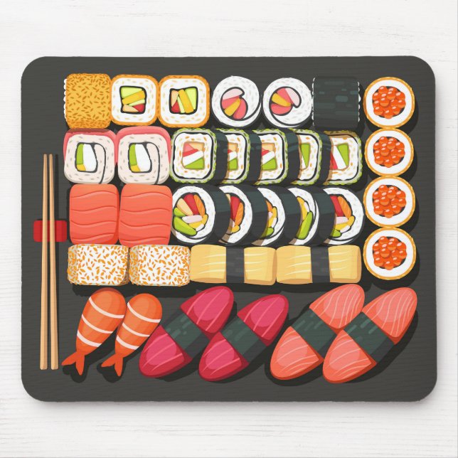 Tapis De Souris Sushi mouse pad, Japan food mouse pad (Devant)